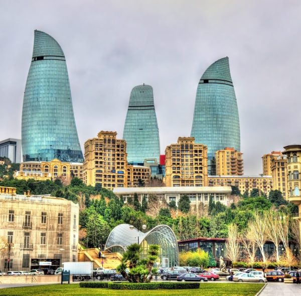 View of the city centre of Baku - Azerbaijan